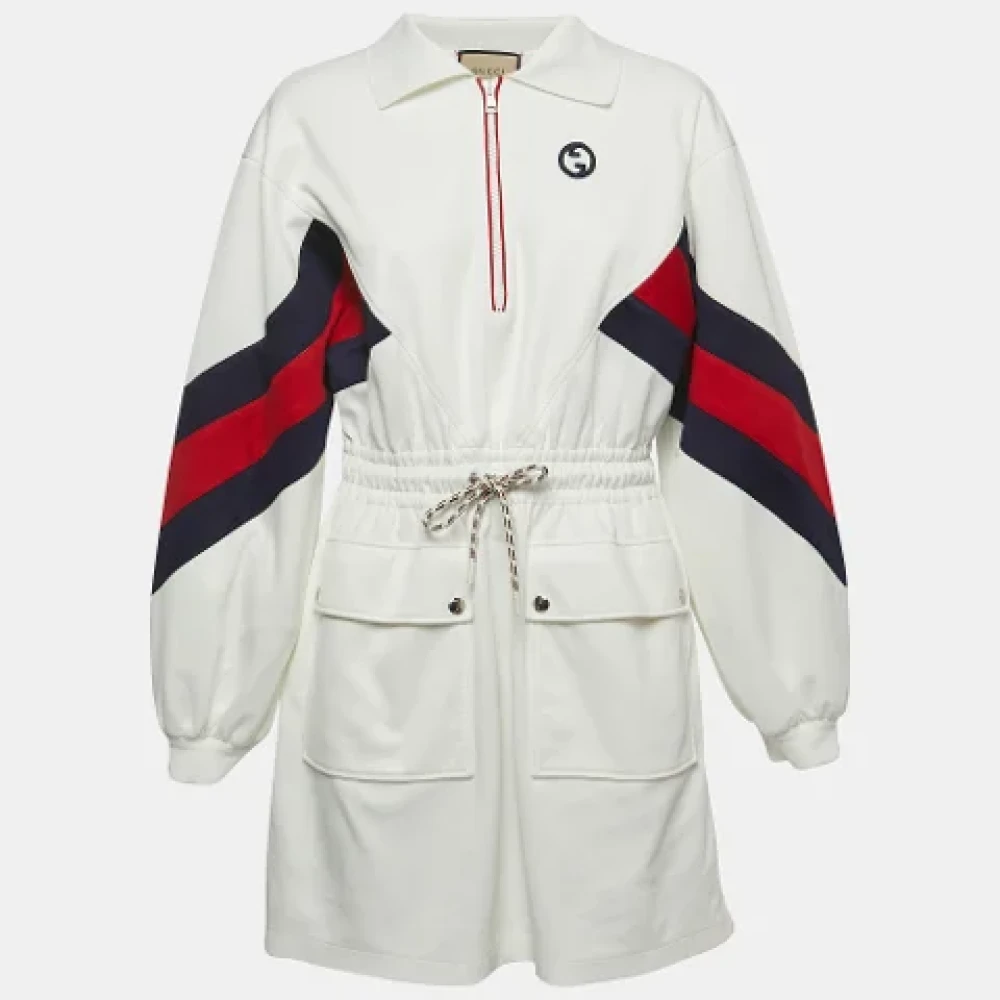 Gucci Vintage Pre-owned Knit dresses White Dames