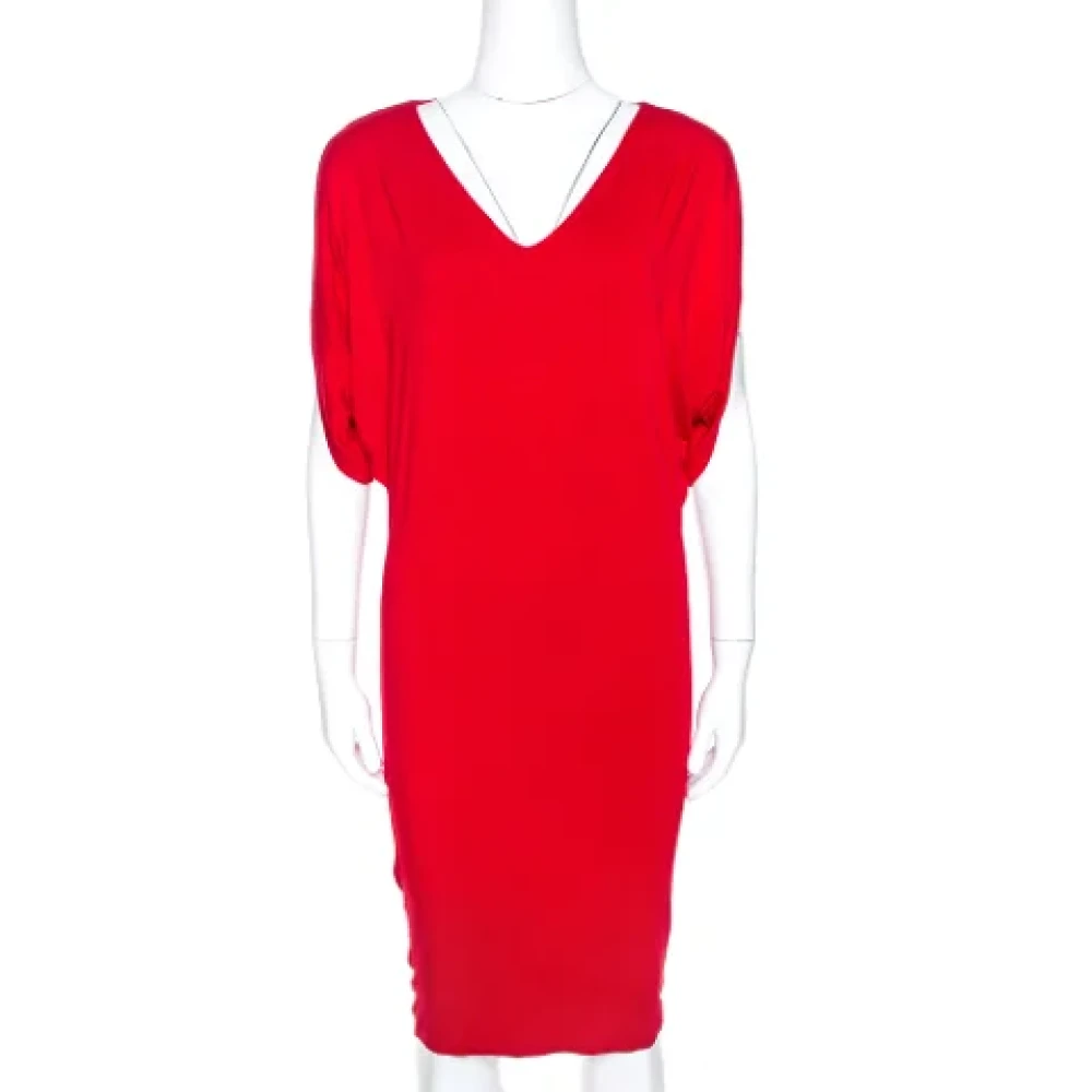 Alexander McQueen Pre-owned Fabric dresses Red Dames