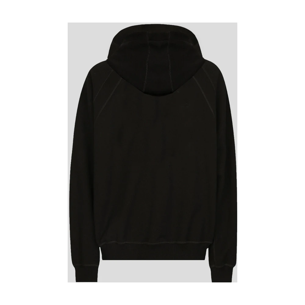 Dolce & Gabbana Katoenen Hoodie Print Black Heren