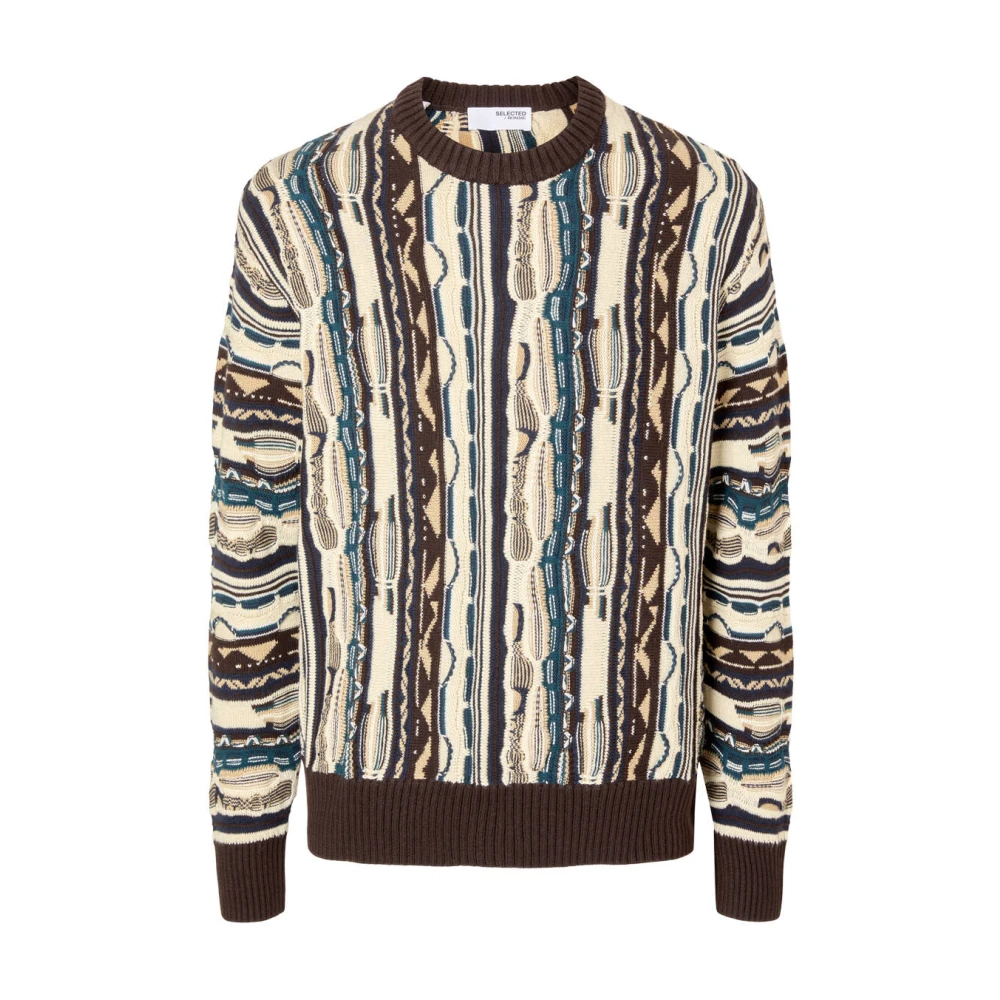 Selected Homme Relaxed Crew Neck T-shirt Multicolor Heren