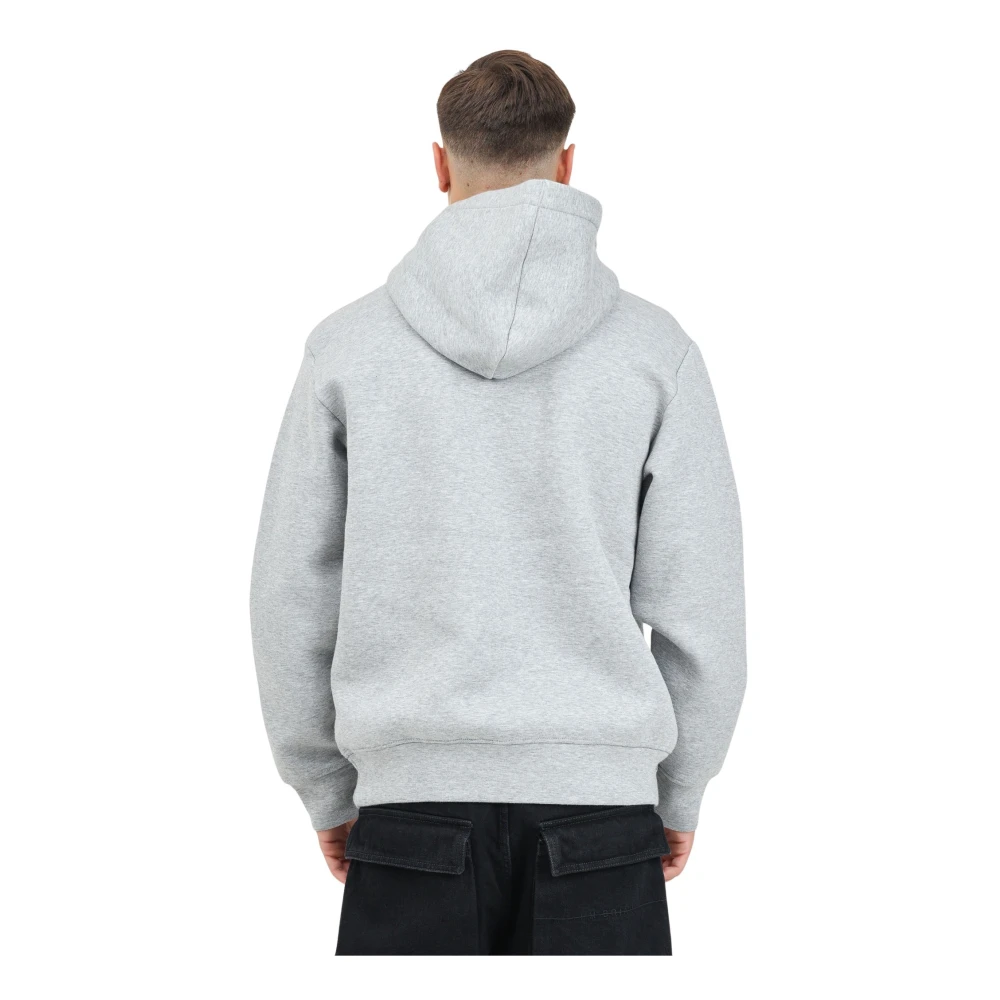 The North Face Grijze Hoodie Pull-On Sweater Gray Heren