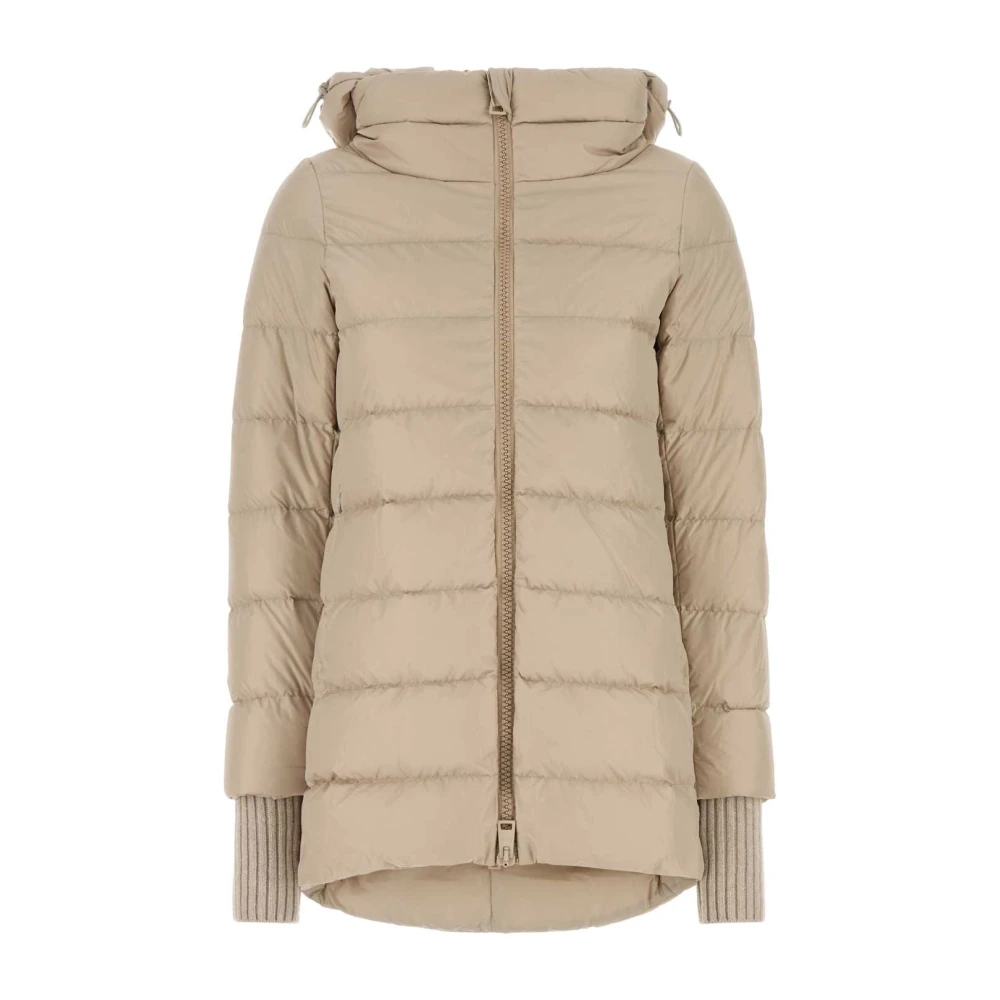 Herno Beige Donsjack voor Vrouwen Beige Dames