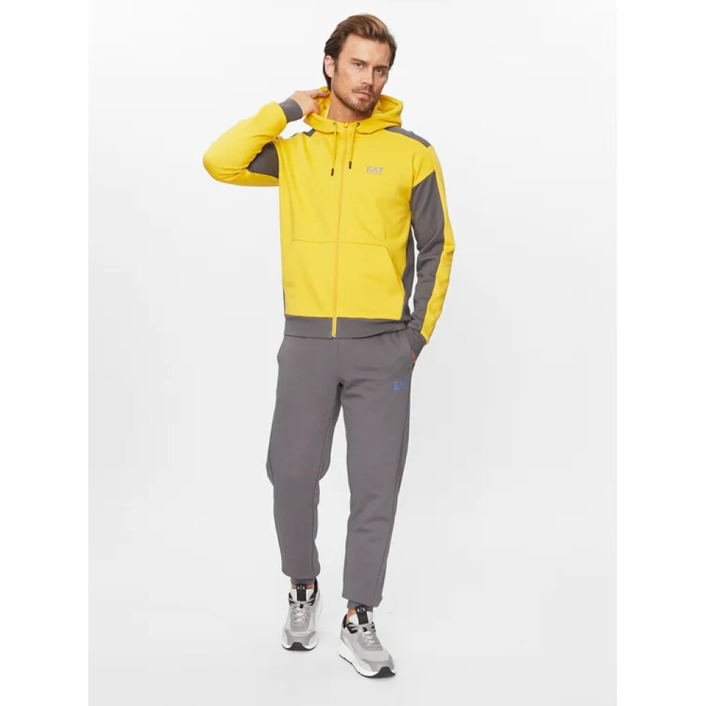 Ch ndal con capucha para hombre Visibility Amarillo Gris Emporio