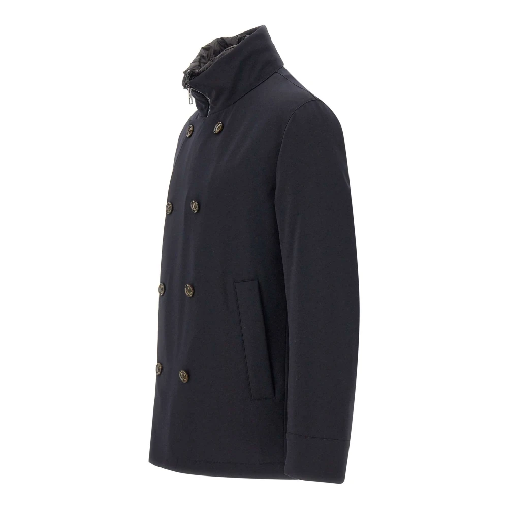 Montecore Middernachtblauwe Technische Stofjas Blue Heren