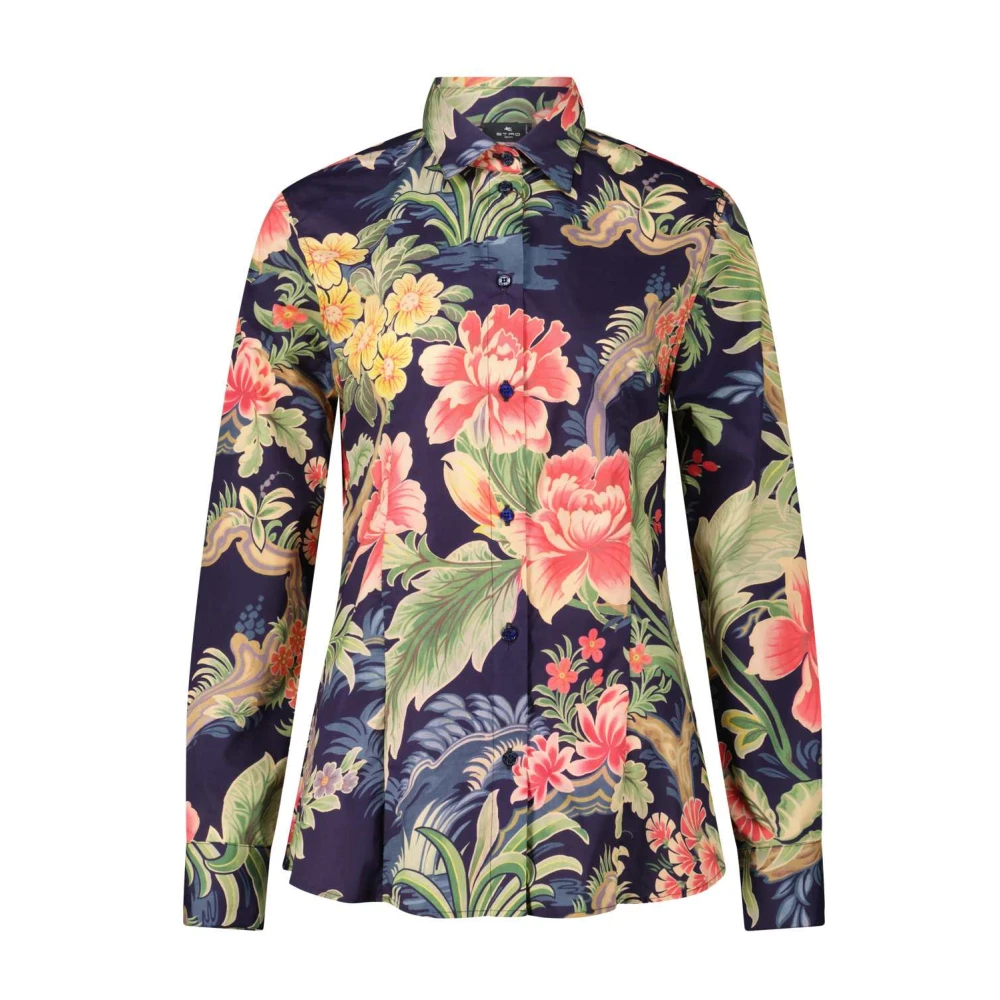 ETRO Bloemen vrijetijdsoverhemd Multicolor Dames