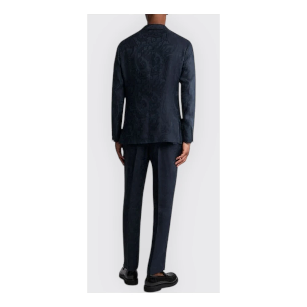ETRO Roma Jas voor Stijlvolle Outfits Blue Heren