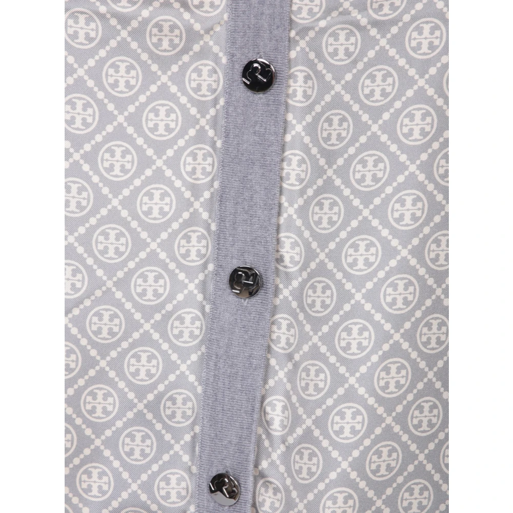 TORY BURCH Elegante Grijze Trui Aw24 Gray Dames