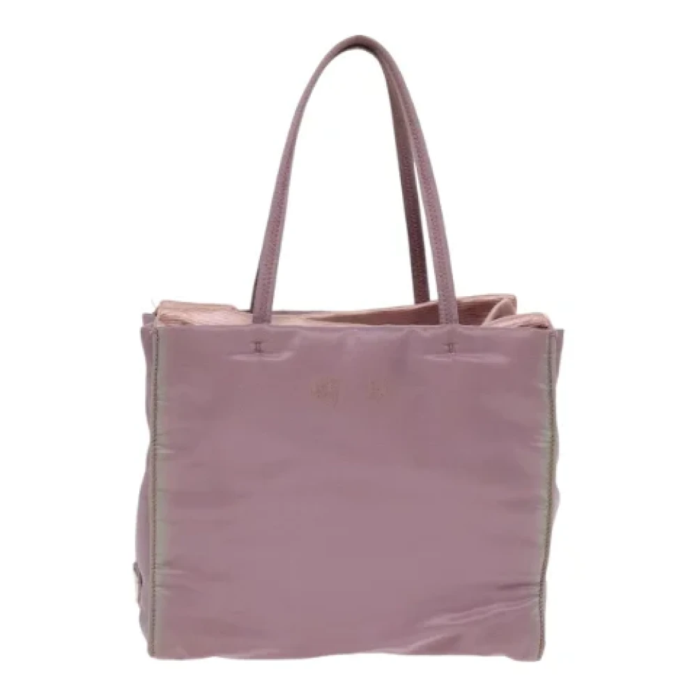Prada Vintage Pre-owned Fabric prada-bags Purple Dames