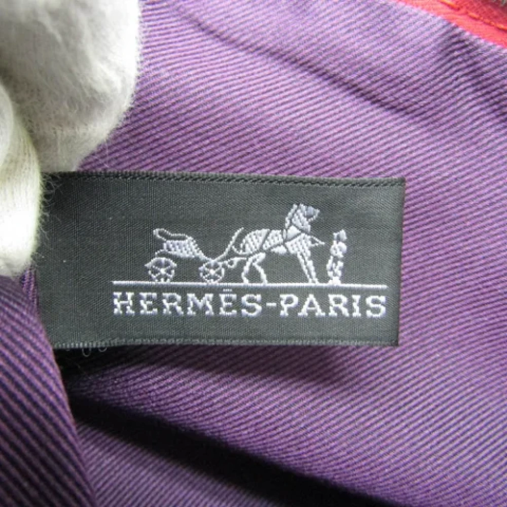 Hermès Vintage Pre-owned Cotton pouches Red Dames
