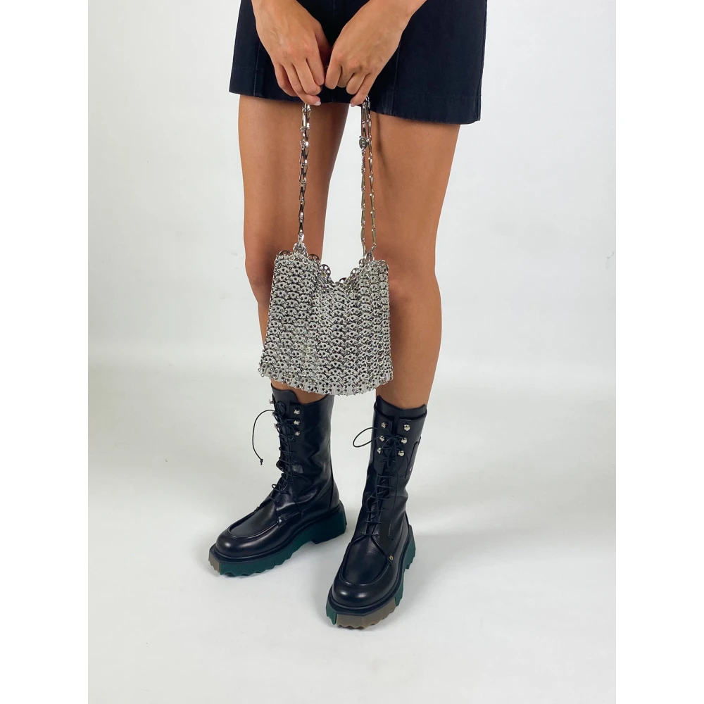 Paco Rabanne Metalen Chain-link Arty Tas Gray Dames
