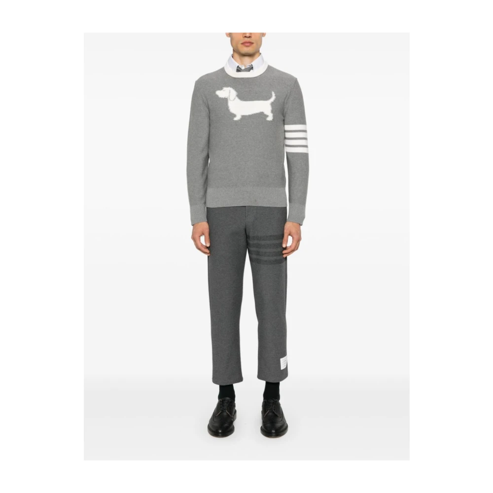 Thom Browne Grijze Trui voor Mannen Gray Heren