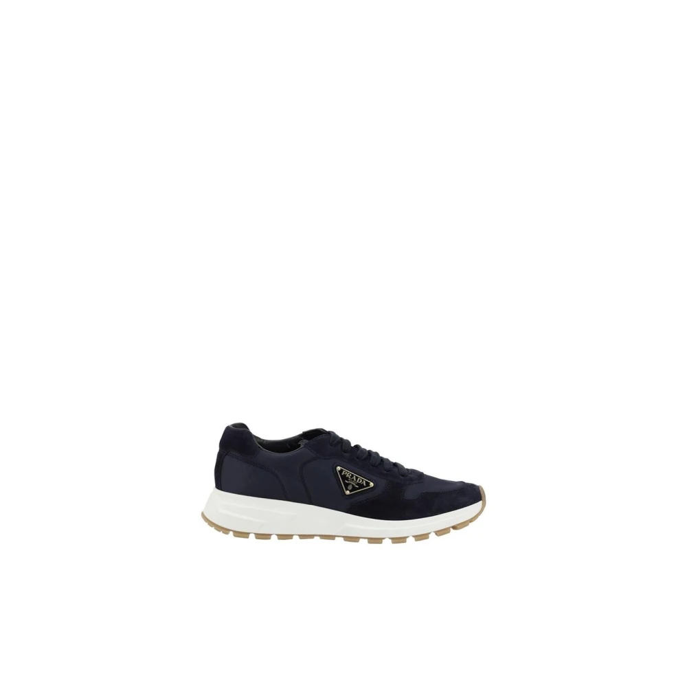 Prada Moderne lage sneakers stijl Blue Heren