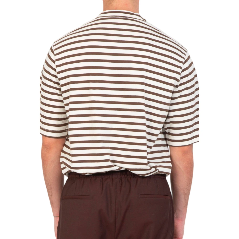 Circolo 1901 Gestreepte Boston Tee Multicolor Heren