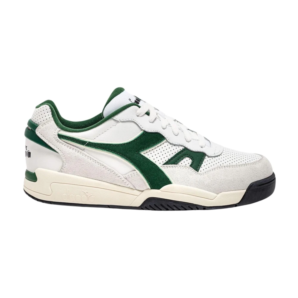 Diadora Men's Green Sneakers, 10 Uk, Suede Tennis Sneaker Winner