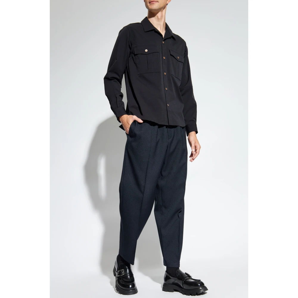 PS By Paul Smith Overhemd met zakken Black Heren