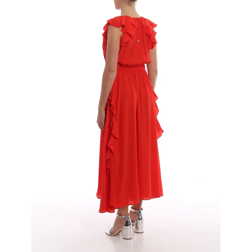 Twinset Lange Jurk Red Dames