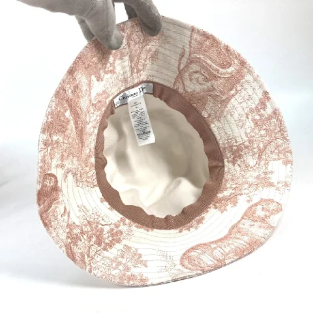 Dior Vintage Pre-owned Cotton hats Pink Dames