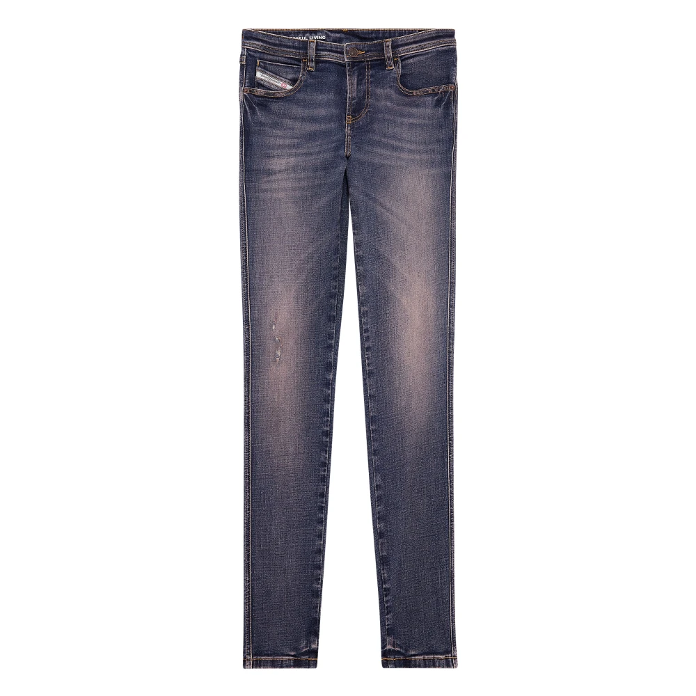 Diesel Skinny Jeans 2015 Babhila Blue Dames