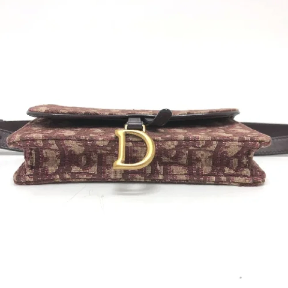 Dior Vintage Pre-owned Fabric dior-bags Brown Dames