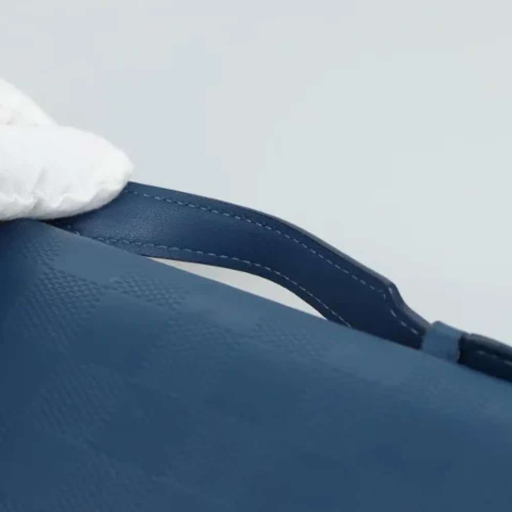Louis Vuitton Vintage Pre-owned Leather clutches Blue Dames