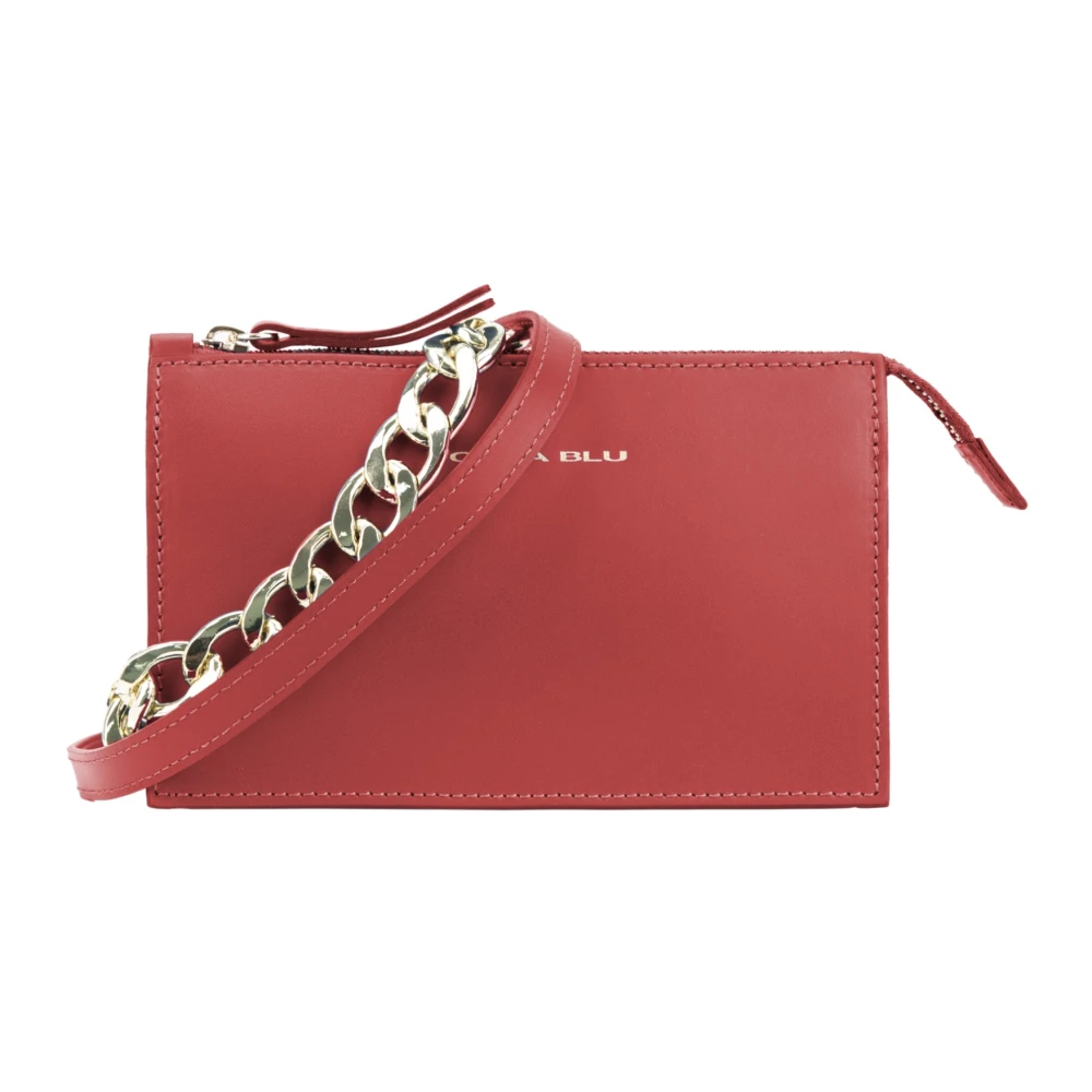 Tosca Blu Dames Schoudertas met Rits Red Dames