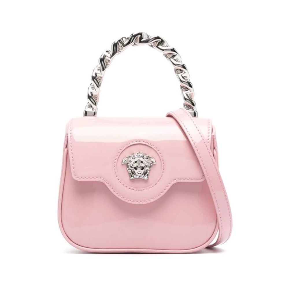 Versace Rosa Mini Väska med Medusa Motiv Pink, Dam