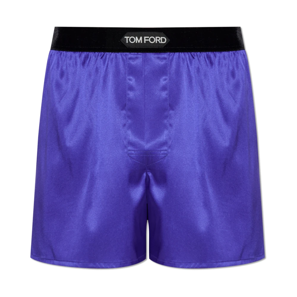 Tom Ford Uomo Viola - Silk Boxer Shorts - Underwear - S