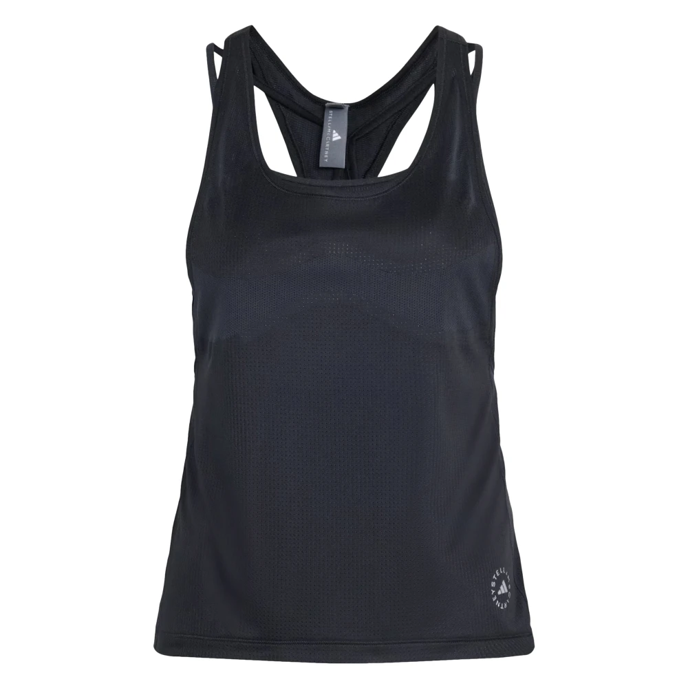 Adidas By Stella Mccartney Women's Gray Sleeveless Tops, Xs, Running Tank
