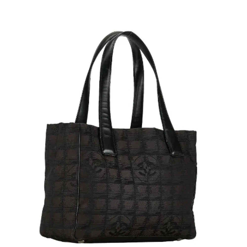 Chanel Vintage Pre-owned Canvas chanel-bags Brown Dames