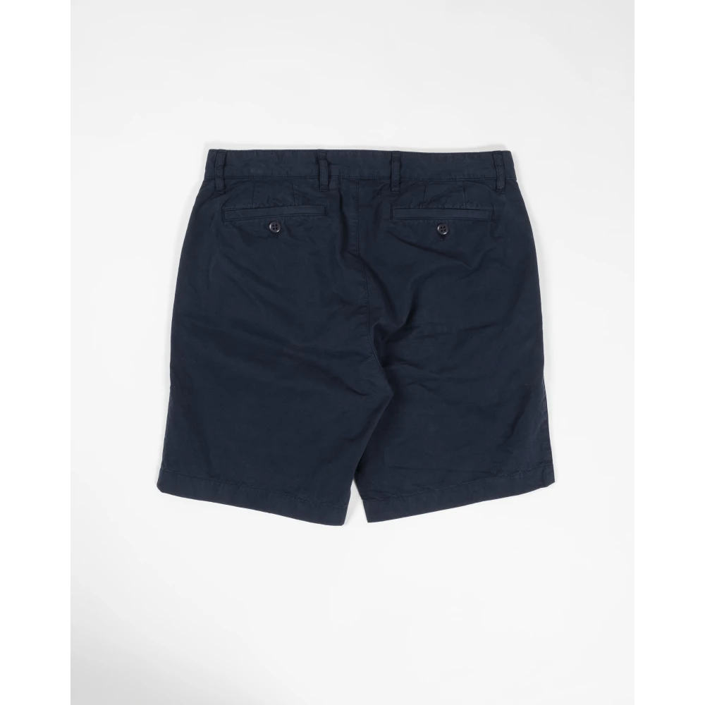Hartford Lichtgewicht zomer chino shorts Blue Heren
