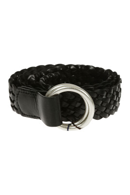braided-black-leather-belt-with-silver-buckle