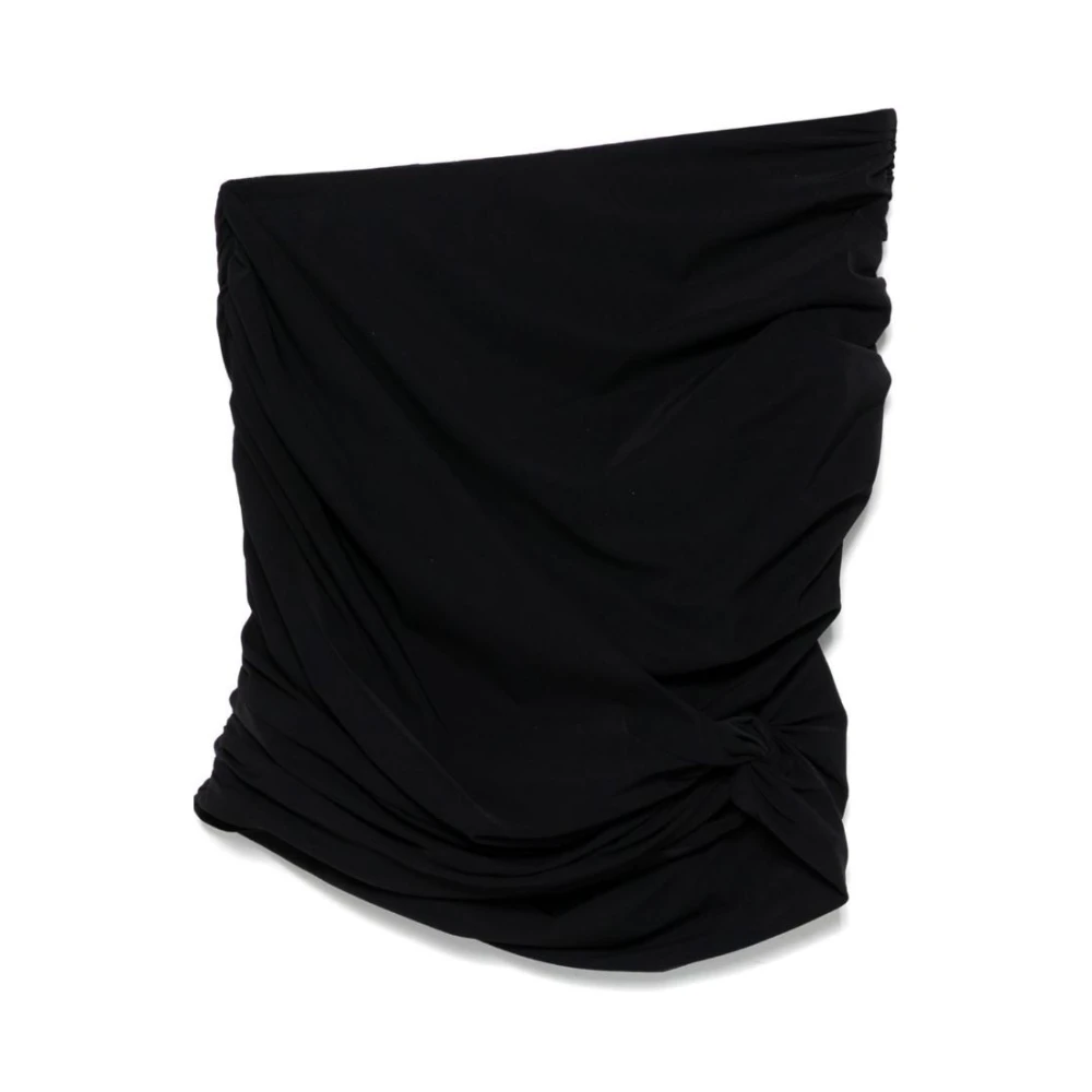 Magda Butrym Zwarte Zwemrok Black Dames