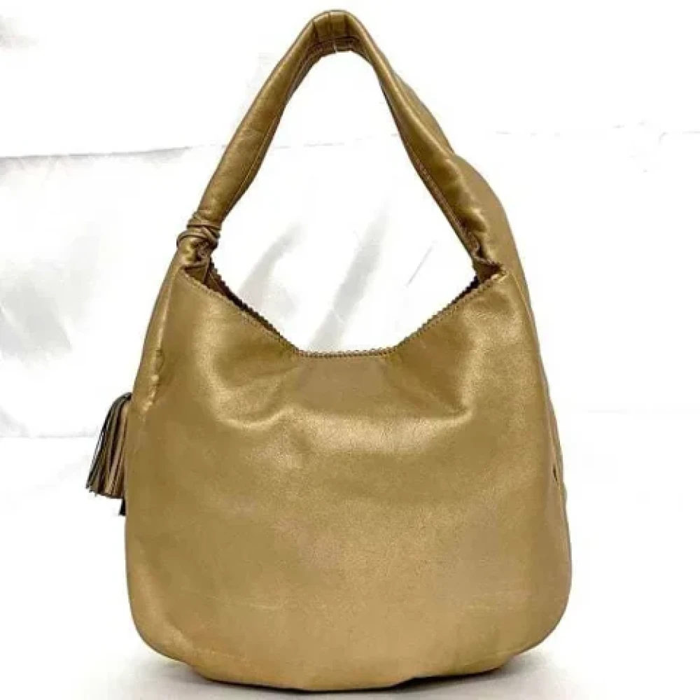 Loewe Pre-owned Leather shoulder-bags Yellow Dames