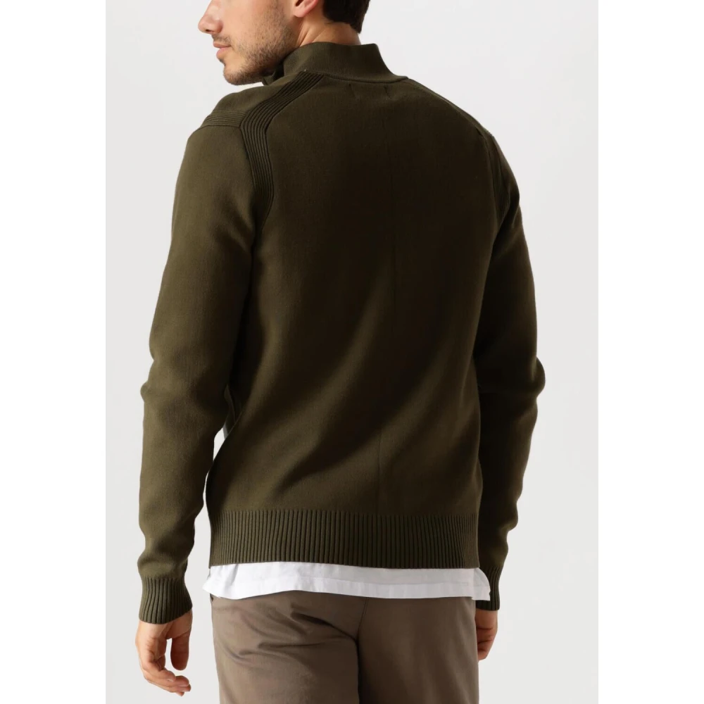 Dstrezzed Groene Half Zip Trui voor de herfst Green Heren