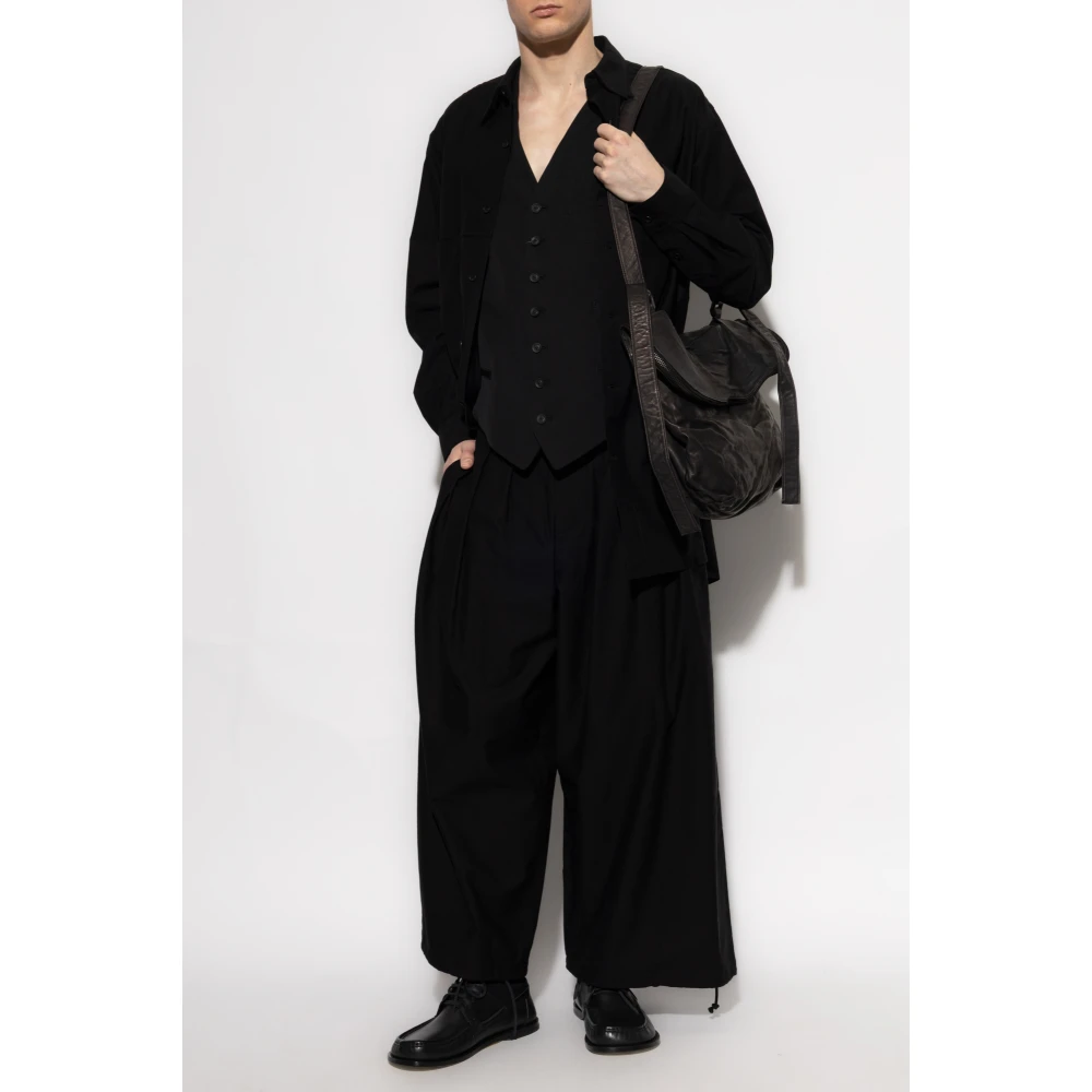 Y-3 Wijde broek Black Heren