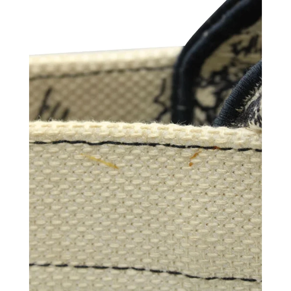 Dior Vintage Pre-owned Canvas totes White Dames