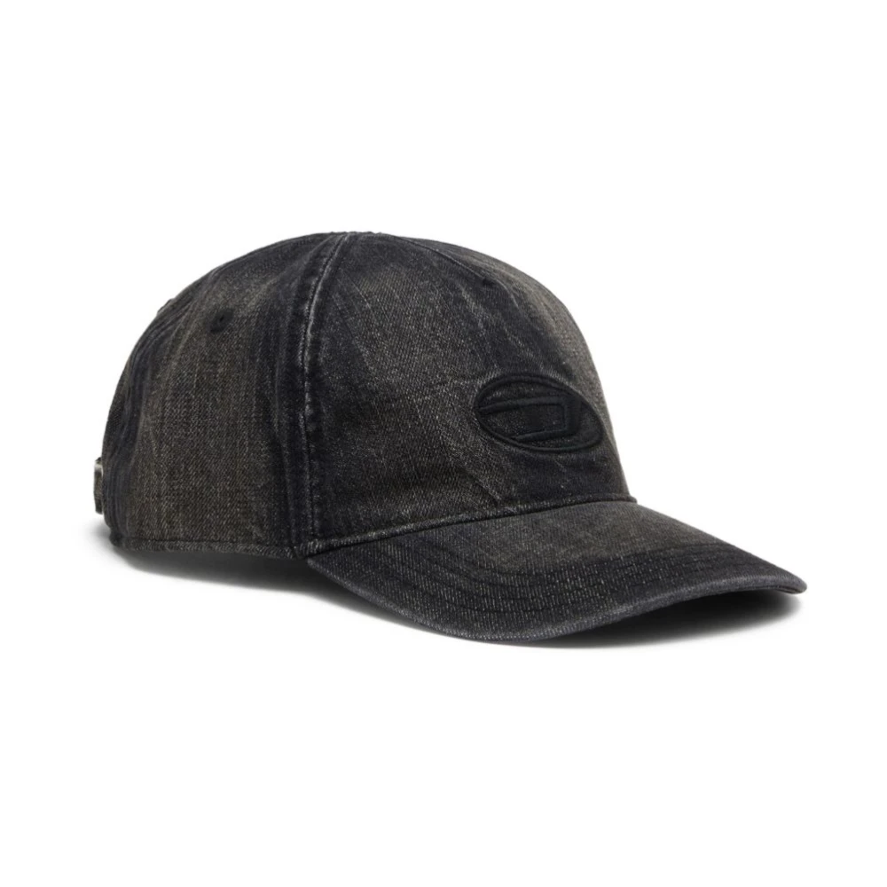 Diesel Herr Svart Accessoarer M, Denim, C-Enic Denim Cap