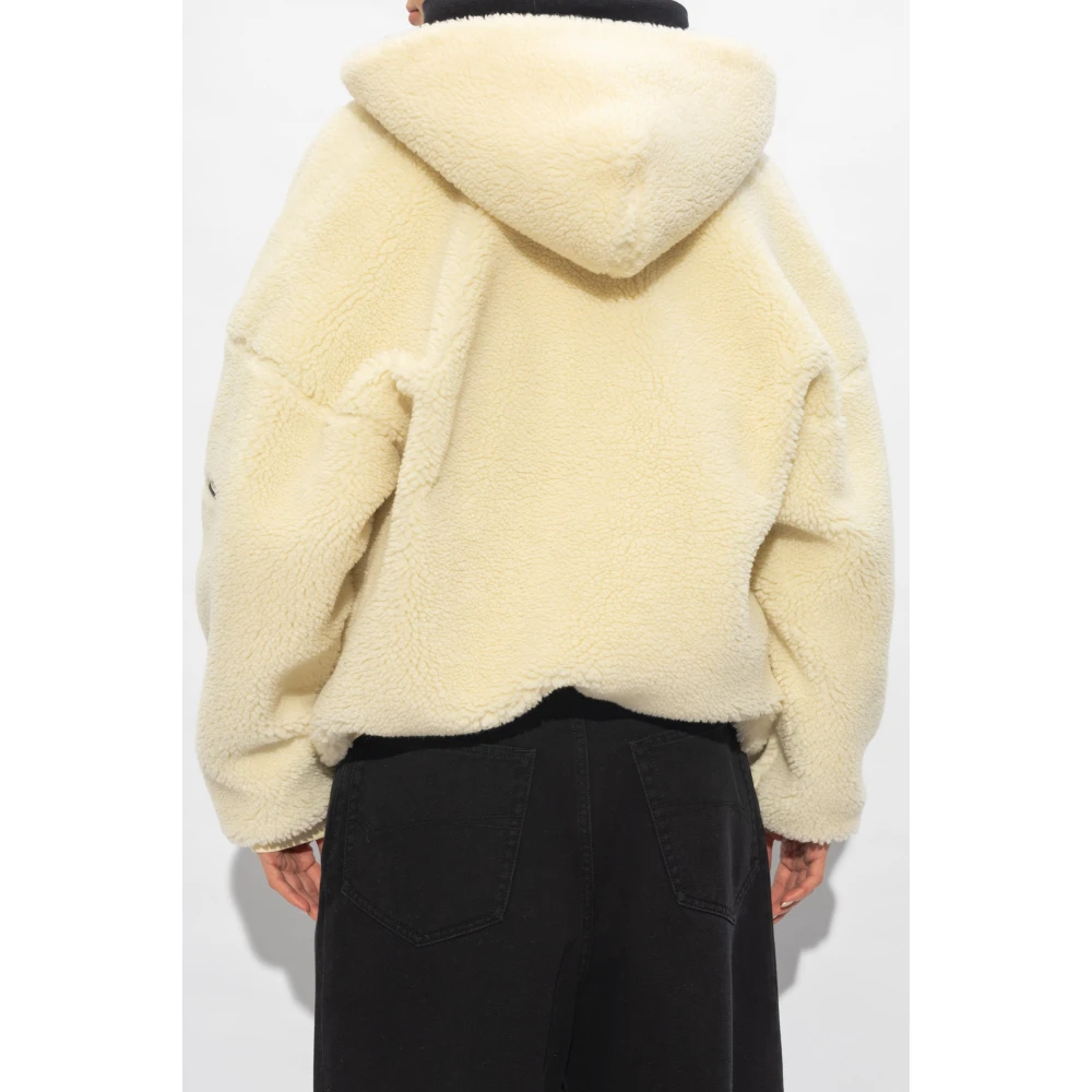 Balenciaga Fleece hoodie Beige Dames