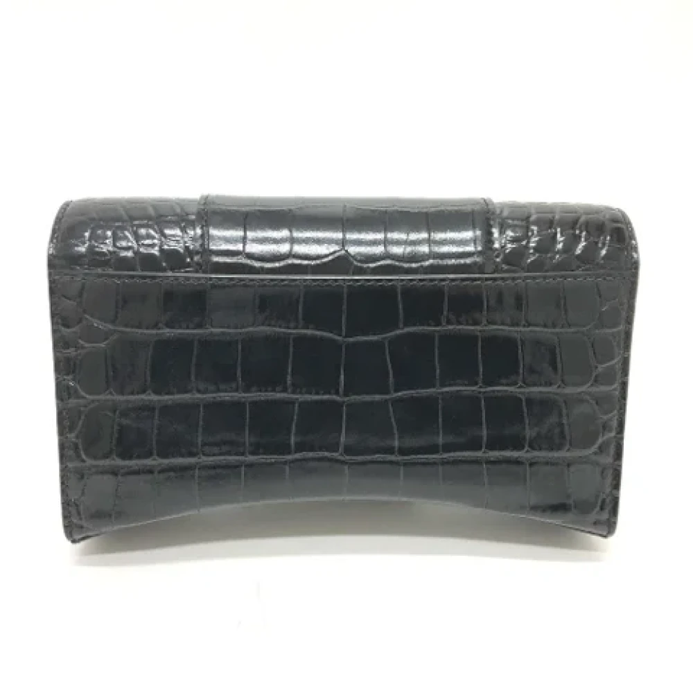 Balenciaga Vintage Pre-owned Leather shoulder-bags Black Dames