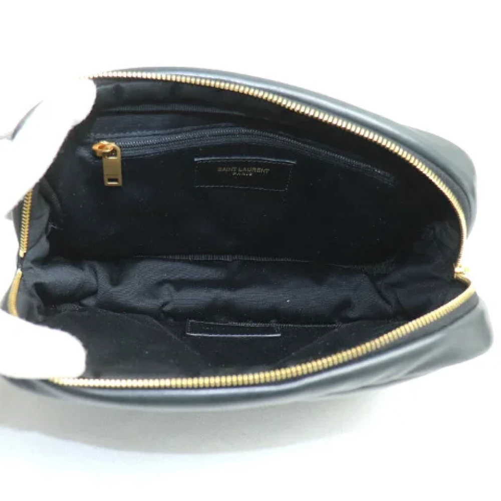 Yves Saint Laurent Vintage Pre-owned Leather clutches Black Dames