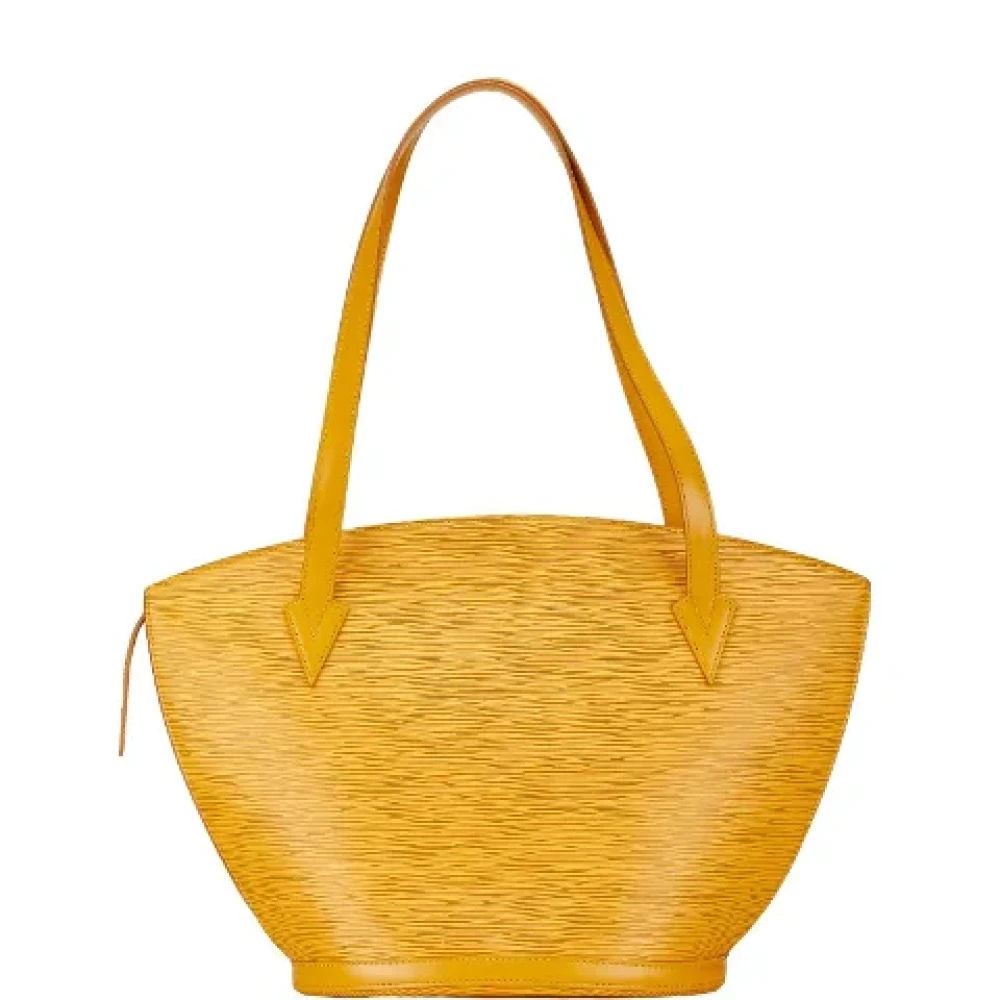 Louis Vuitton Vintage Pre-owned Leather handbags Yellow Dames