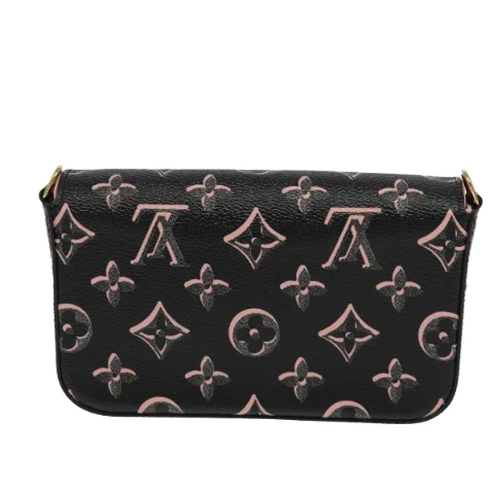 Louis Vuitton Vintage Pre-owned Canvas clutches Black Dames