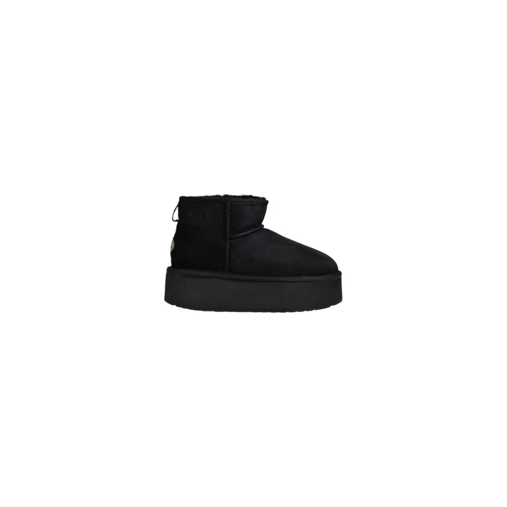 Emu Women's Black Winter Boots,, Leather Ankle Boot Collection Size 8 Uk