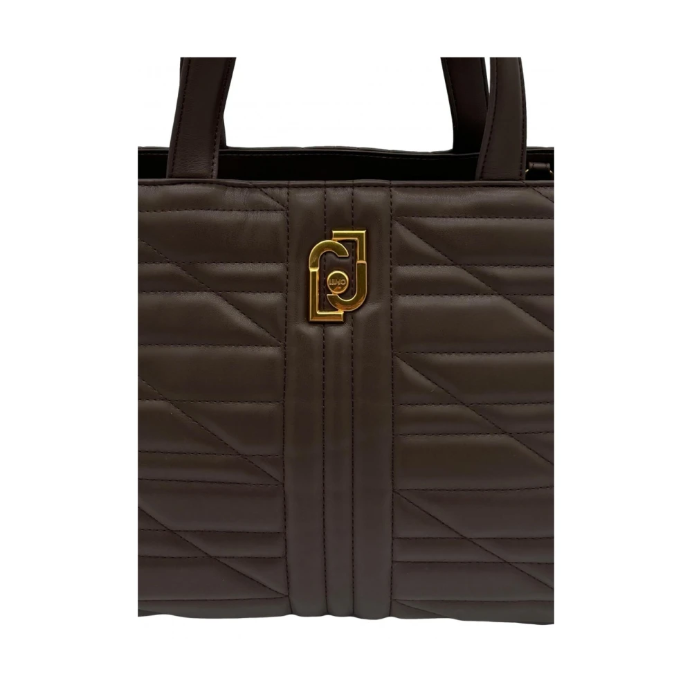 Liu Jo Eco Leren Tote Tas Achala Brown Dames