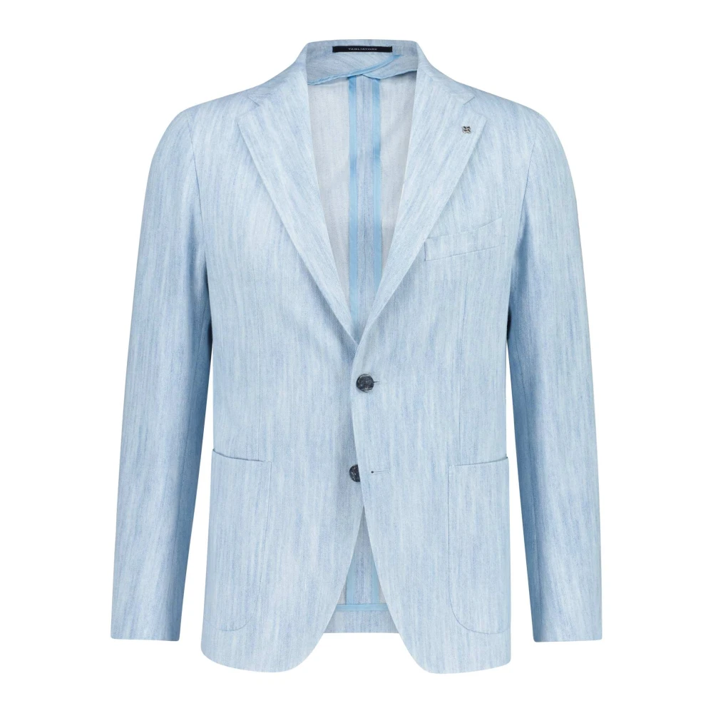 Tagliatore Jasje van denim Blue Heren