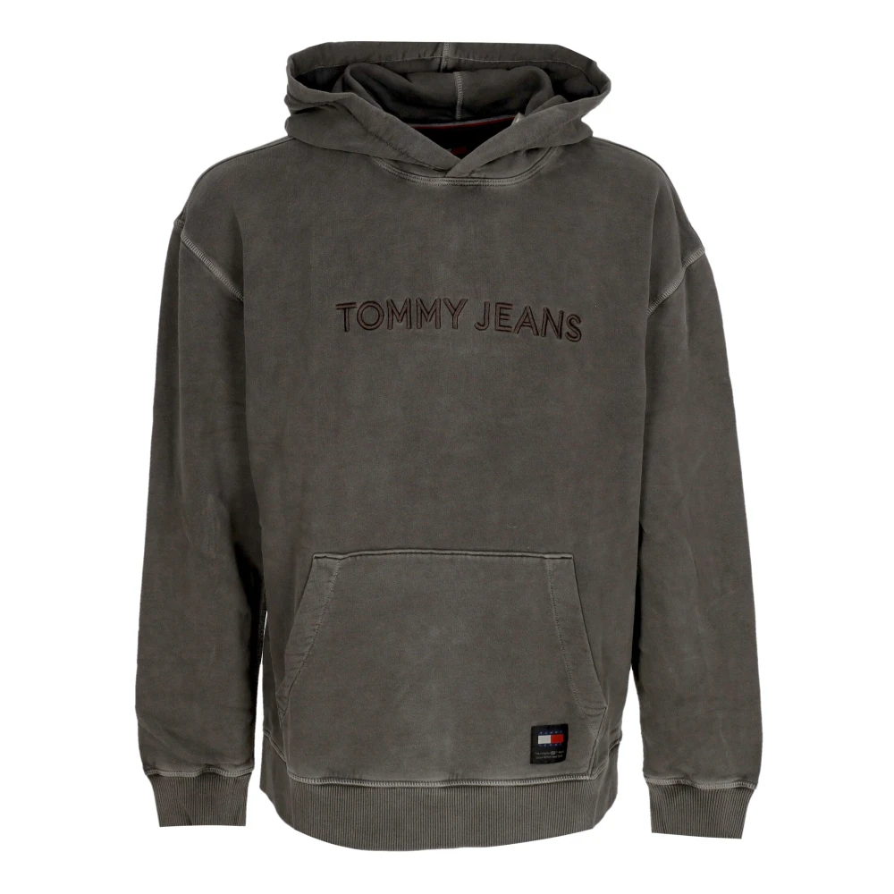 Tommy Hilfiger Klassieke Zwarte Hoodie Sweatshirt Black Heren