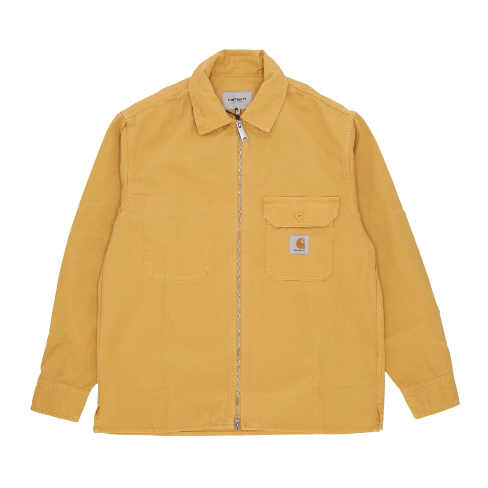 Carhartt WIP Sunray Garment Dyed Overhemdjasje Yellow Heren