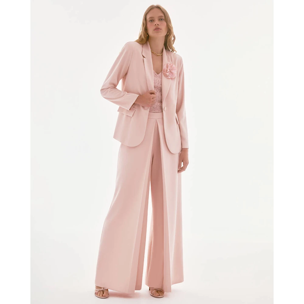 Joseph Ribkoff Elegante Zwarte Blazer Pink Dames