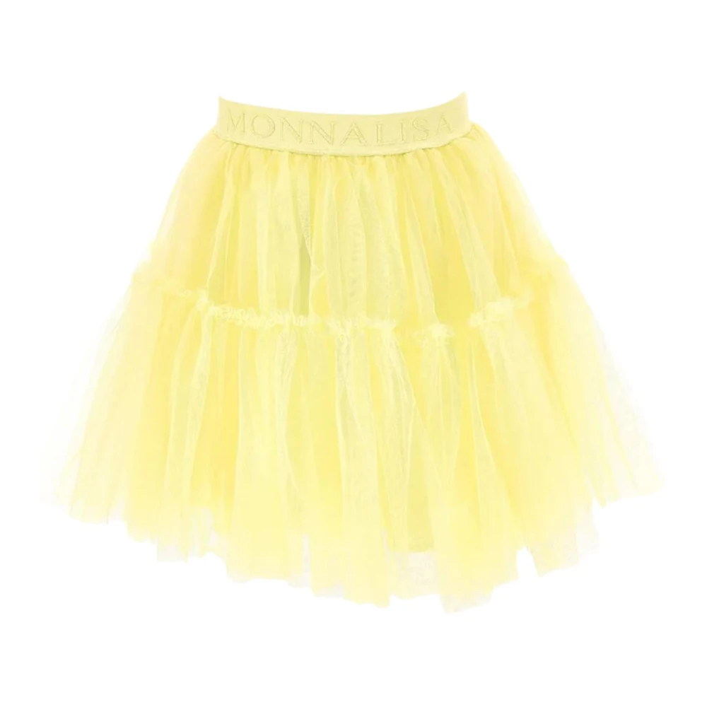 Monnalisa Gul Tutu Stil Kjol Yellow, Flicka