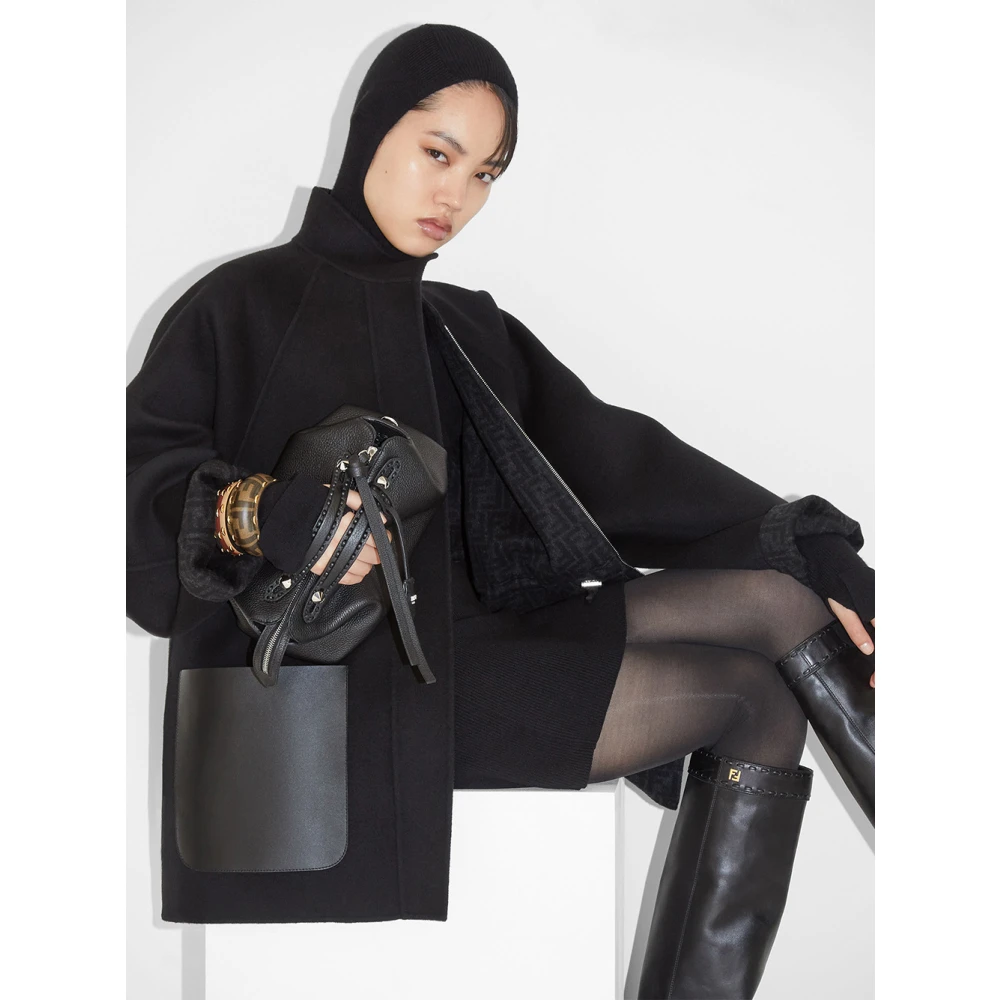 Fendi Zwarte Designer Tassen voor Vrouwen Black Dames